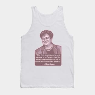 Elena Kagan Portrait and Quote Tank Top